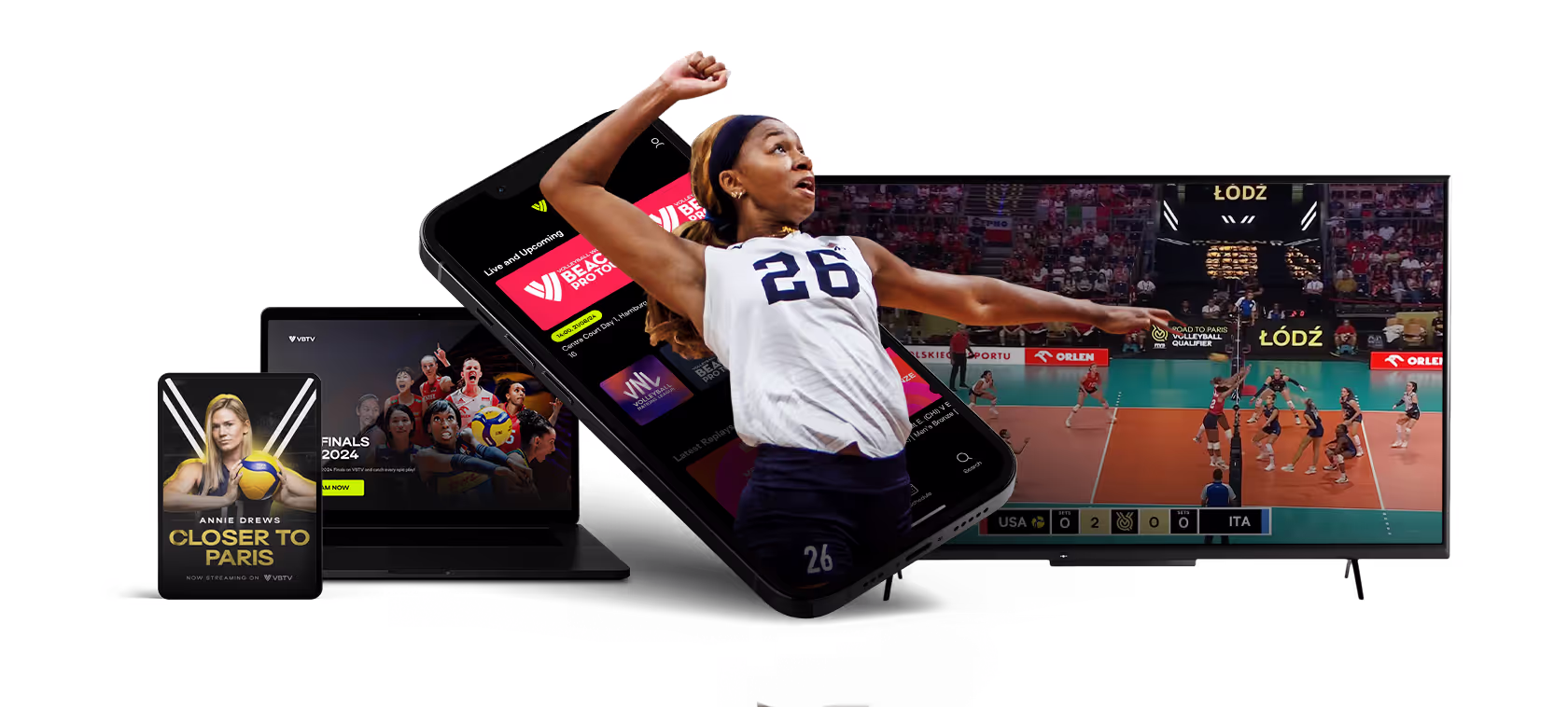 VBTV on a selection of devices